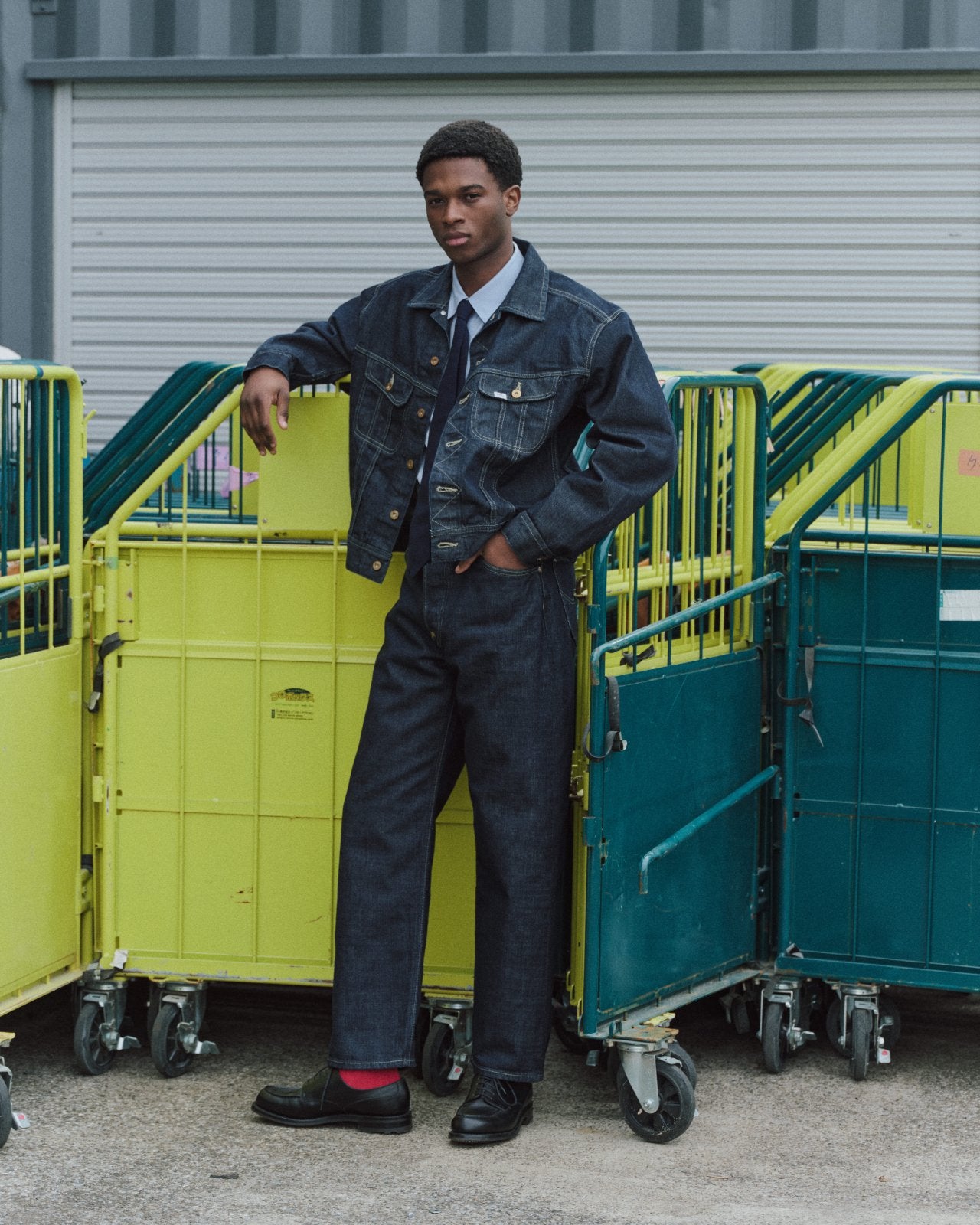 Lee × MARKAWARE for ADAM ET ROPÉ EX 101 SP Denim Jacket, Indigo