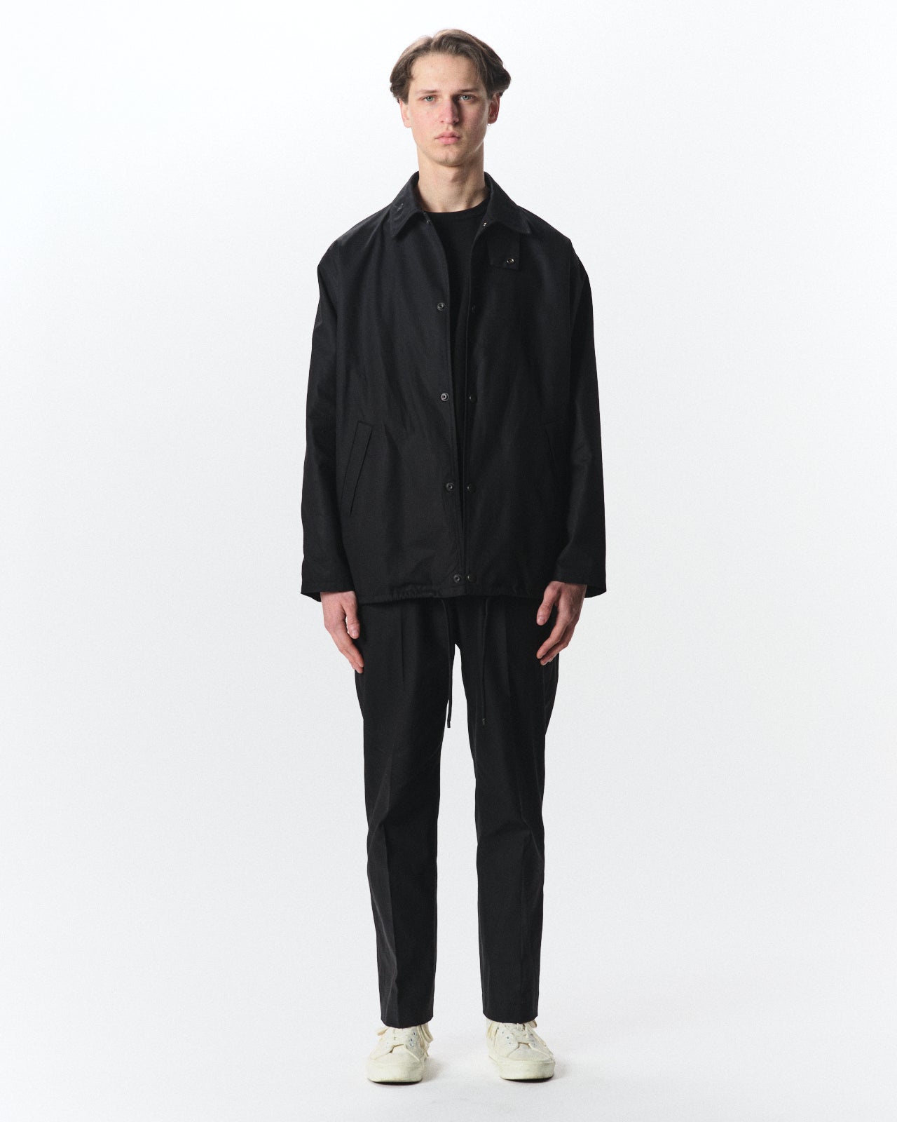 Organic Cotton Survival Cloth® / Coach Jacket Ⅳ, Black
