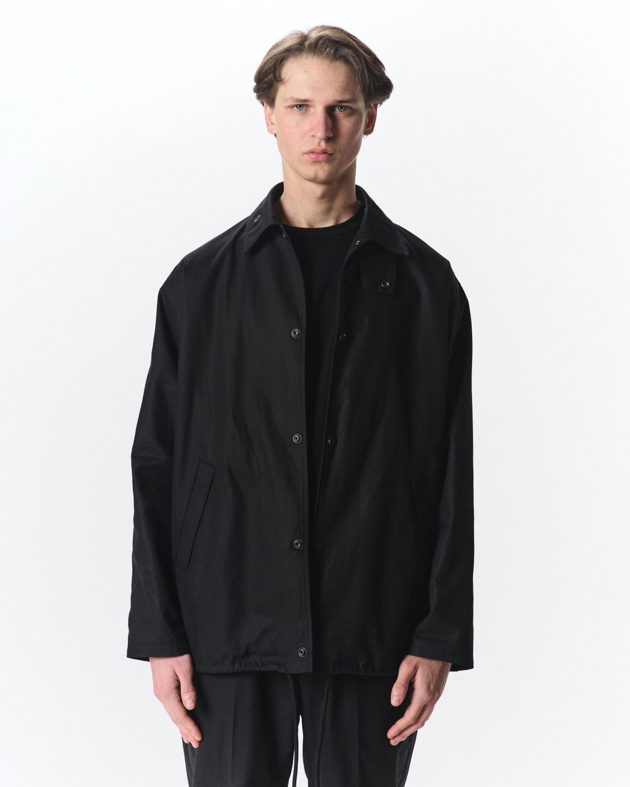 Organic Cotton Survival Cloth® / Coach Jacket Ⅳ, Black