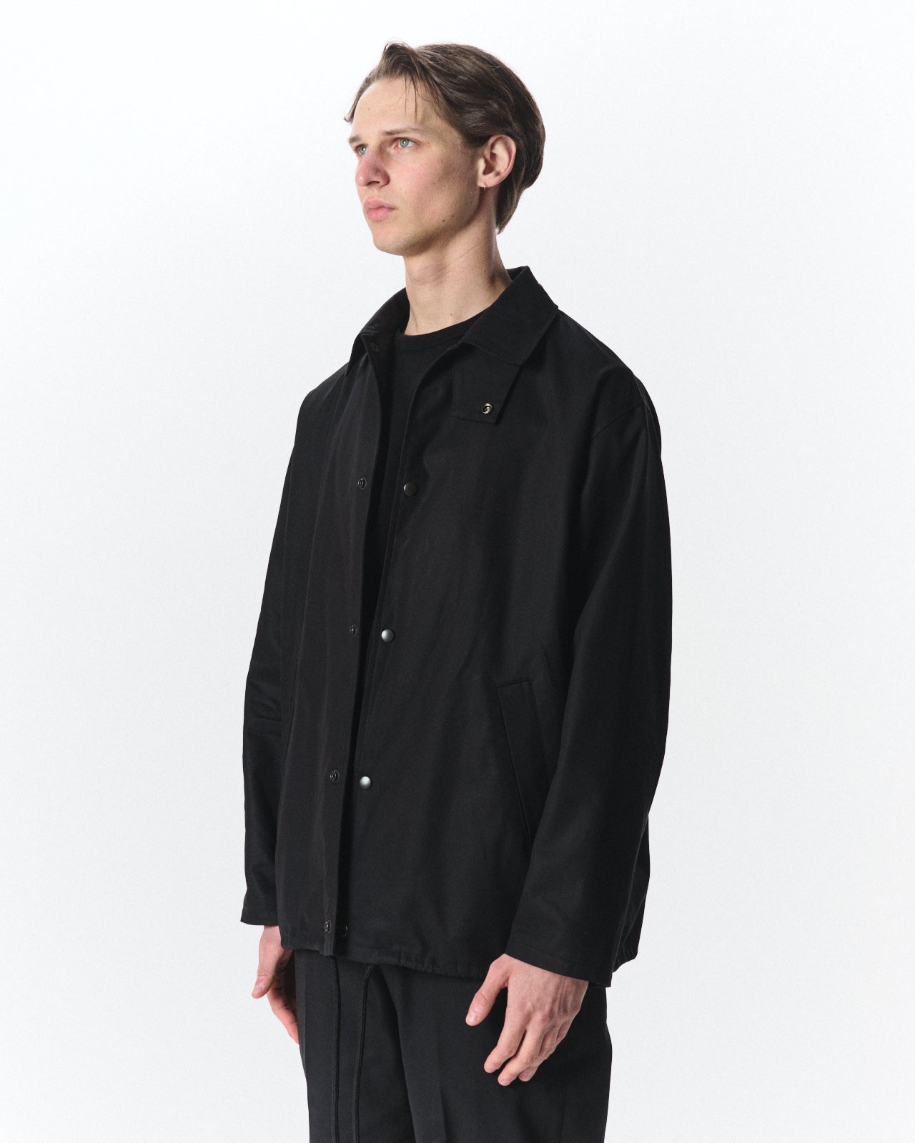 Organic Cotton Survival Cloth® / Coach Jacket Ⅳ, Black