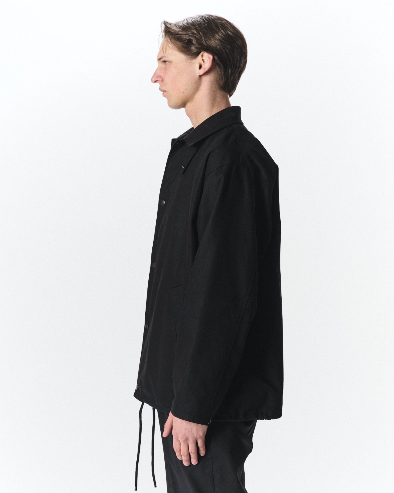 Organic Cotton Survival Cloth® / Coach Jacket Ⅳ, Black