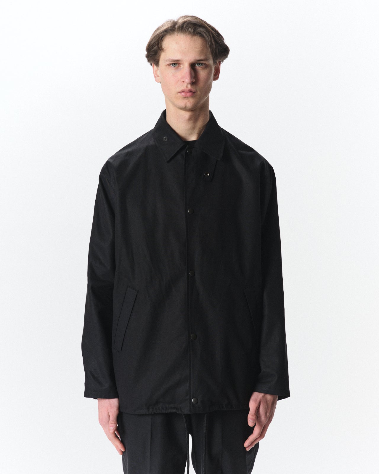 Organic Cotton Survival Cloth® / Coach Jacket Ⅳ, Black