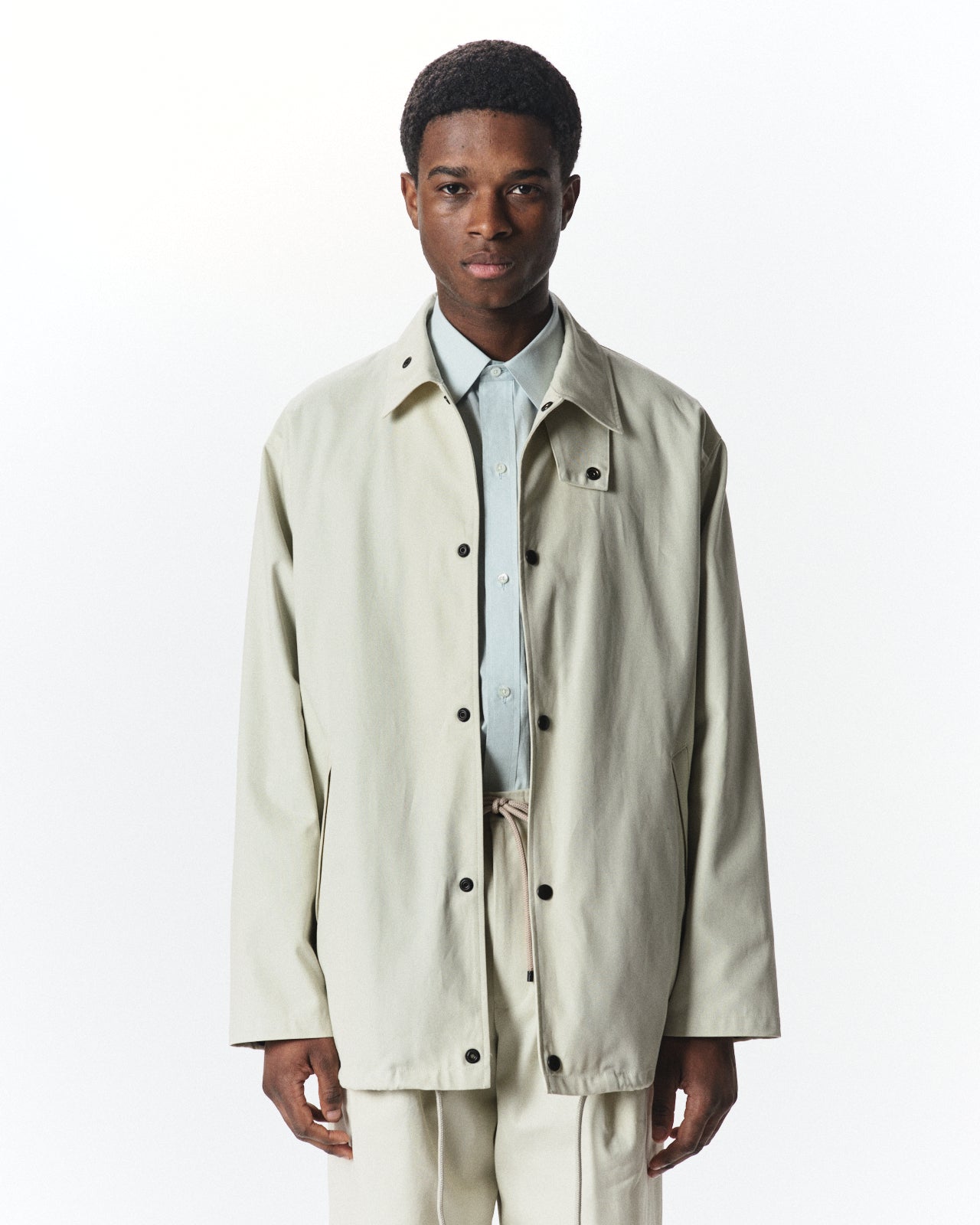 Organic Cotton Survival Cloth® / Coach Jacket Ⅳ, Ivory