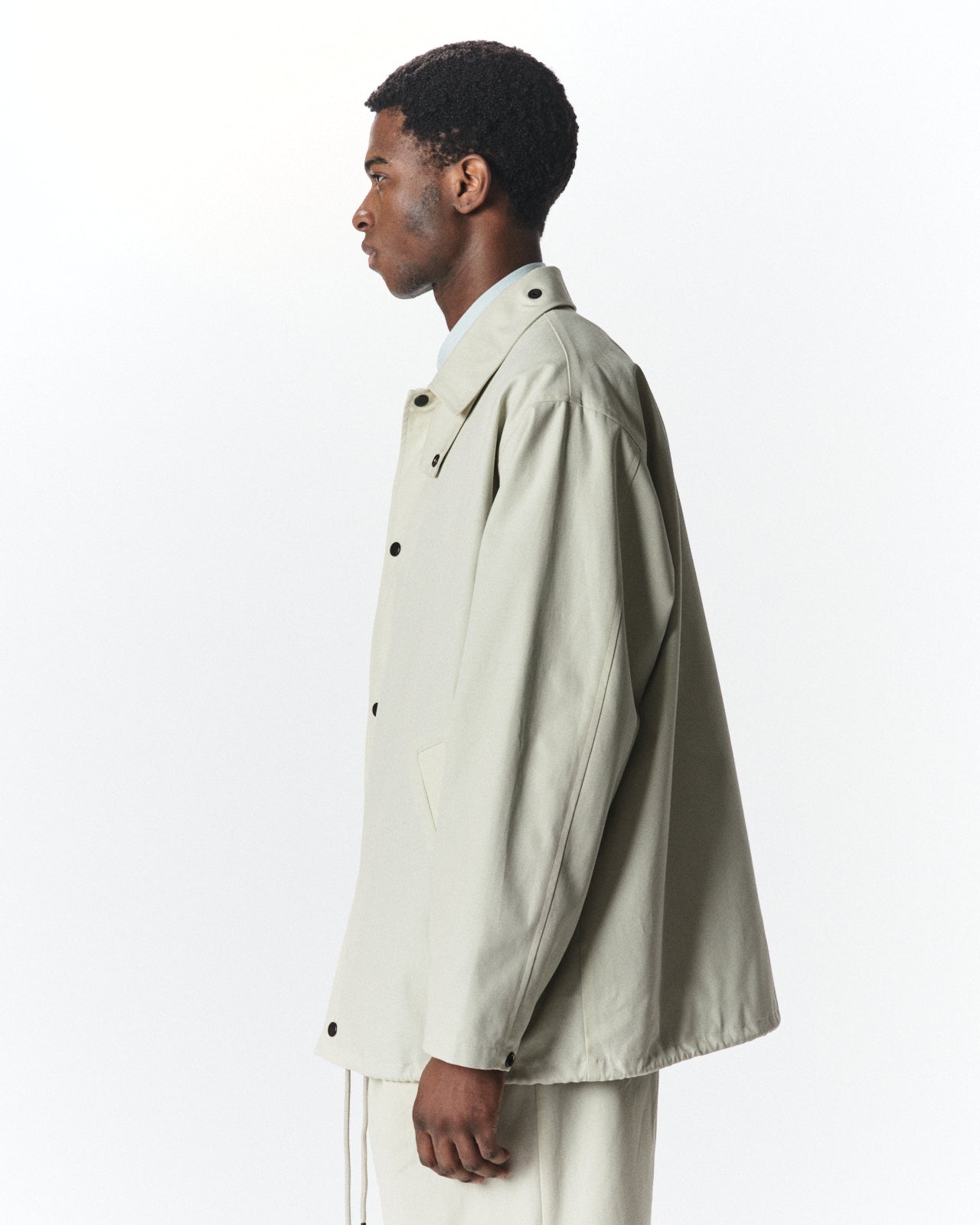 Organic Cotton Survival Cloth® / Coach Jacket Ⅳ, Ivory