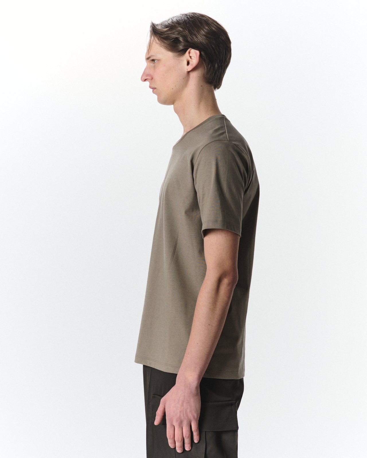オーガニックGIZA 60/3天竺 サバイバルクロス® / レギュラーフィットTee, Covert Gray