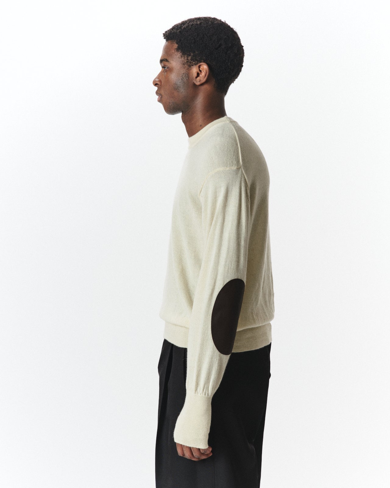 Alpaca Sixteen / Crew Neck Jumper, Natural White