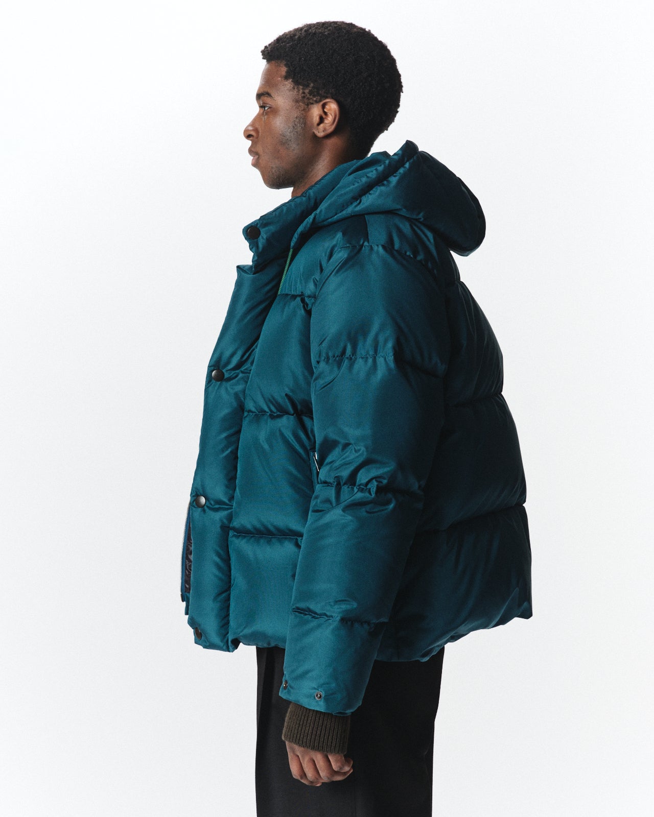 Bratac Silk Ripstop / Alpine Short Down Parka, Cerulean Blue