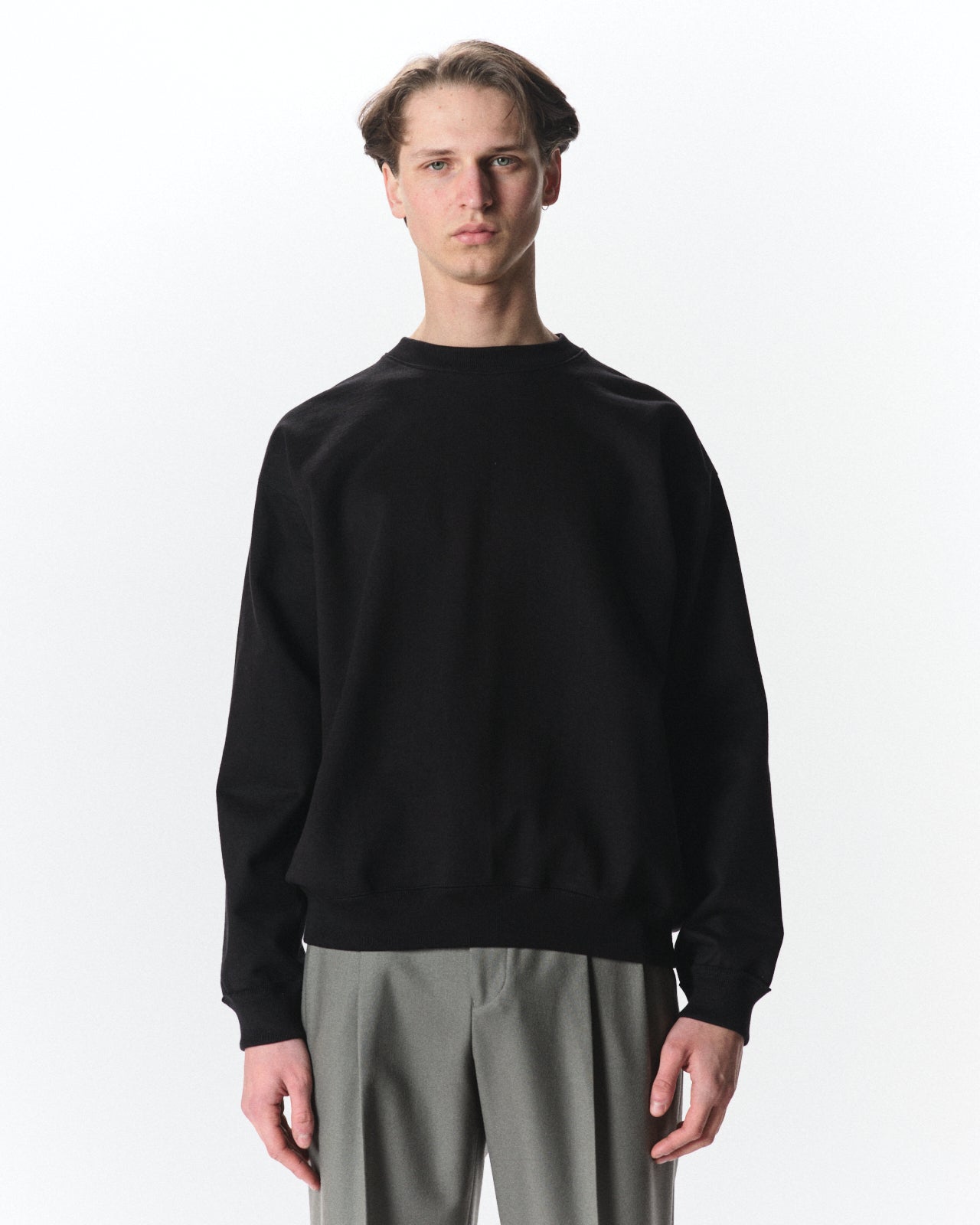 Organic Cotton Heavy Fleece / Comfort Sweat, Black