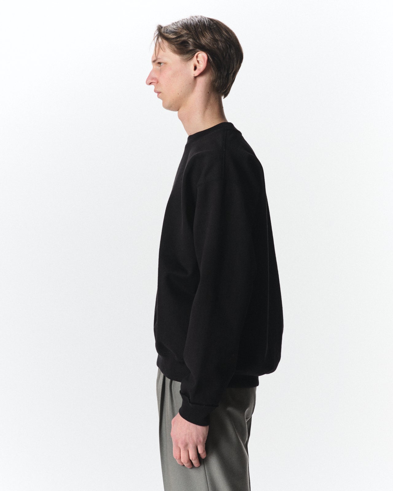 Organic Cotton Heavy Fleece / Comfort Sweat, Black