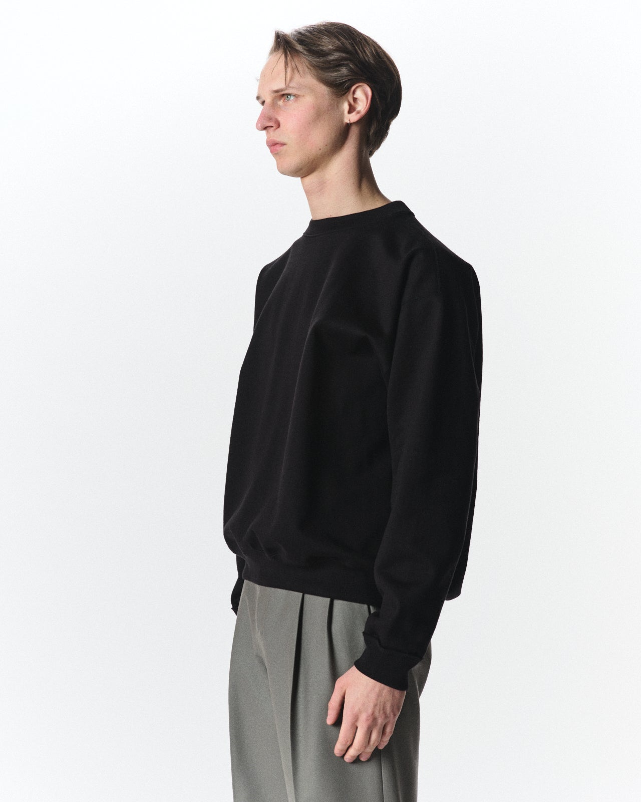 Organic Cotton Heavy Fleece / Comfort Sweat, Black