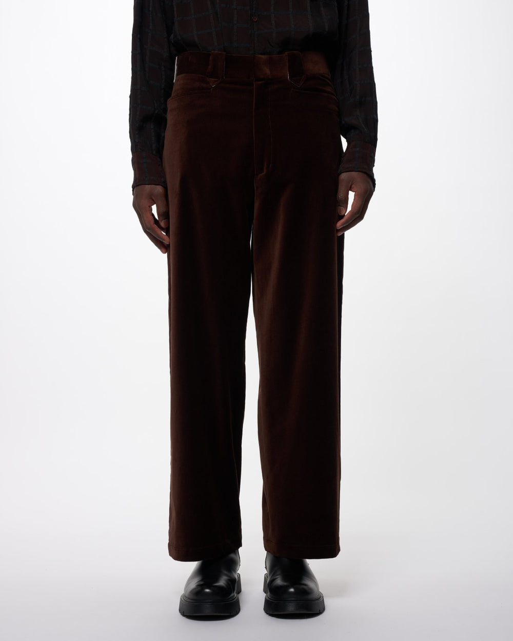 Organic Cotton Velvet / Work Pants - Type Dee, Brown
