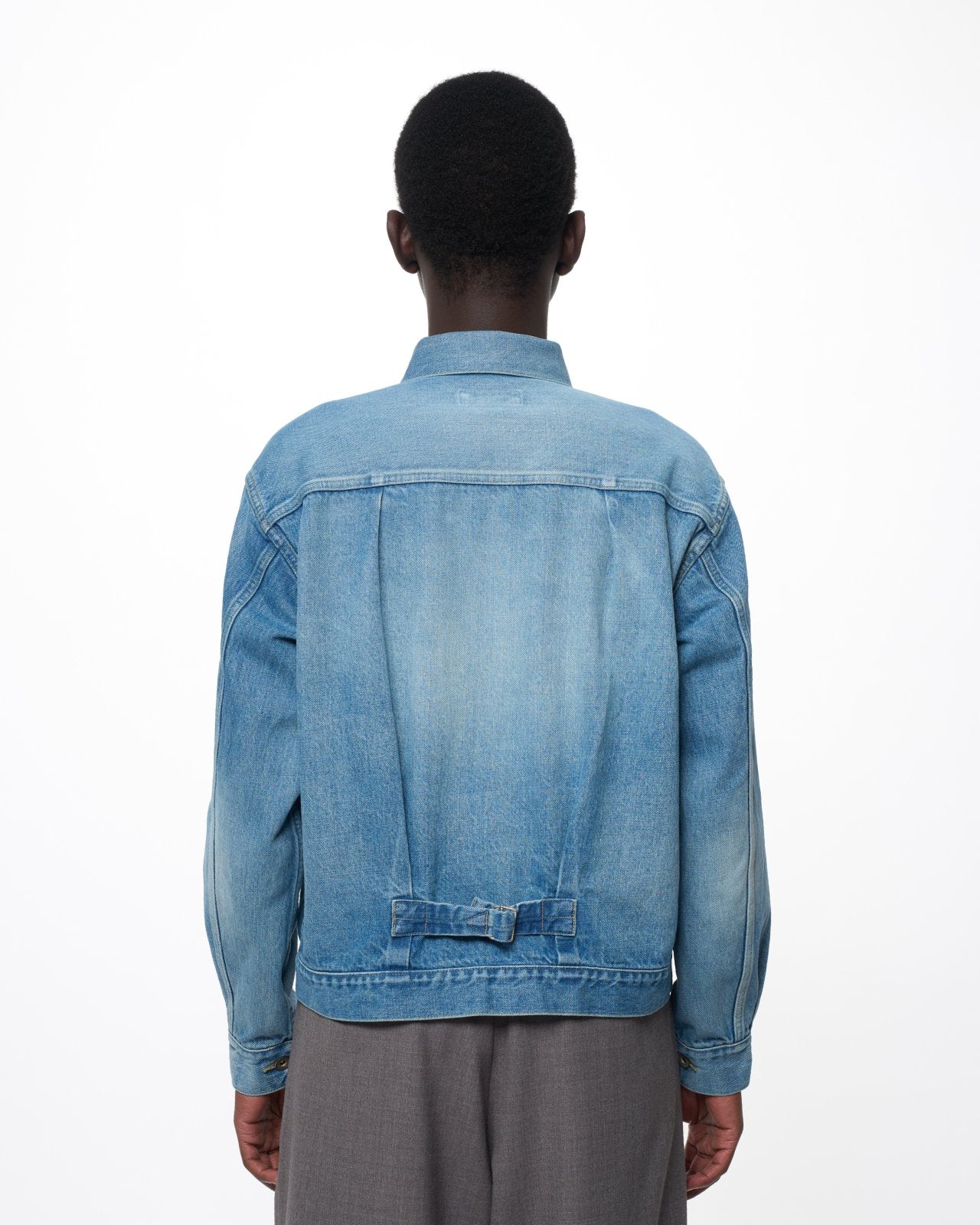 Organic Cotton 13.5oz Selvedge Denim / Type-1 Denim Jacket, Indigo V.W