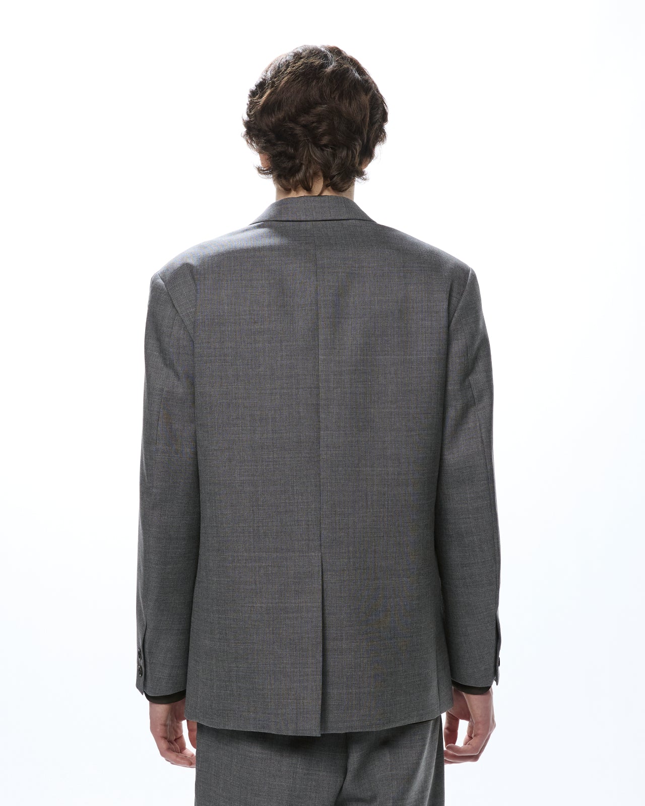 Organic Heavy Wool Tropical / Sports Coat, Top Gray