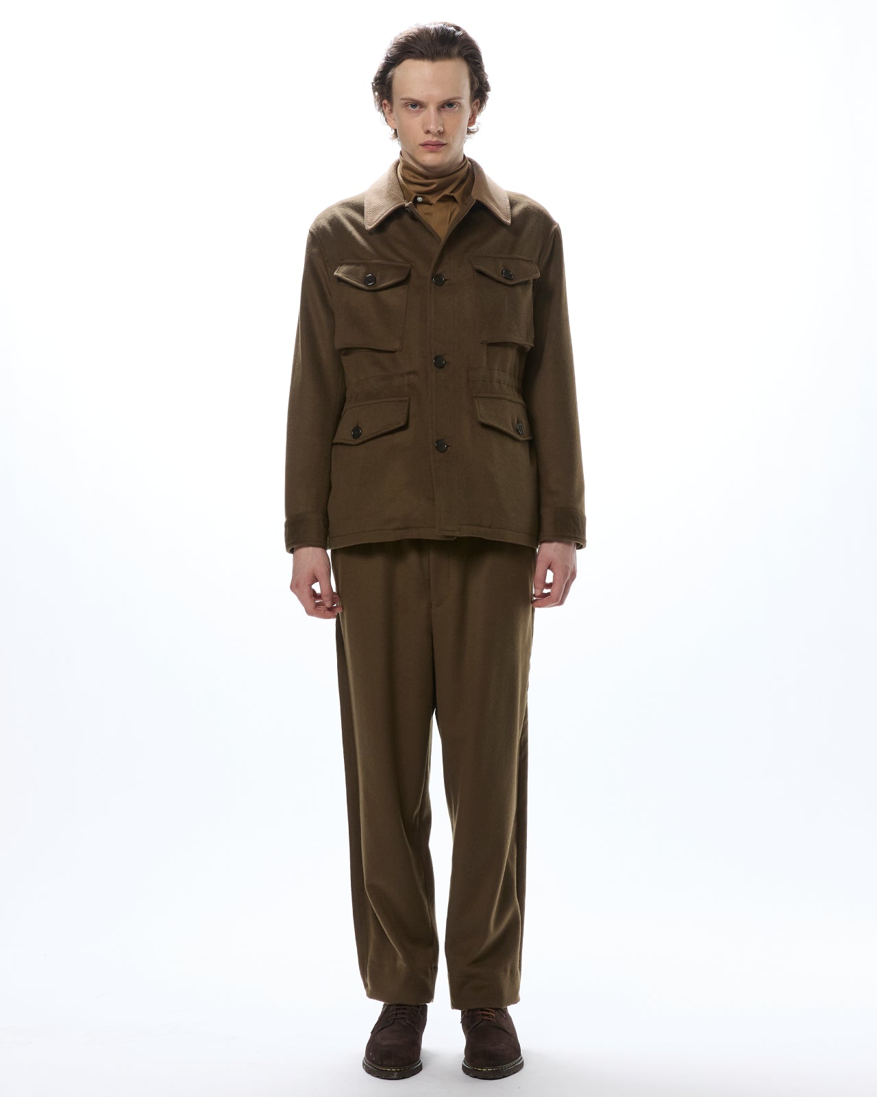 Cashmere Flannel / B.D.U. Jacket, Olive