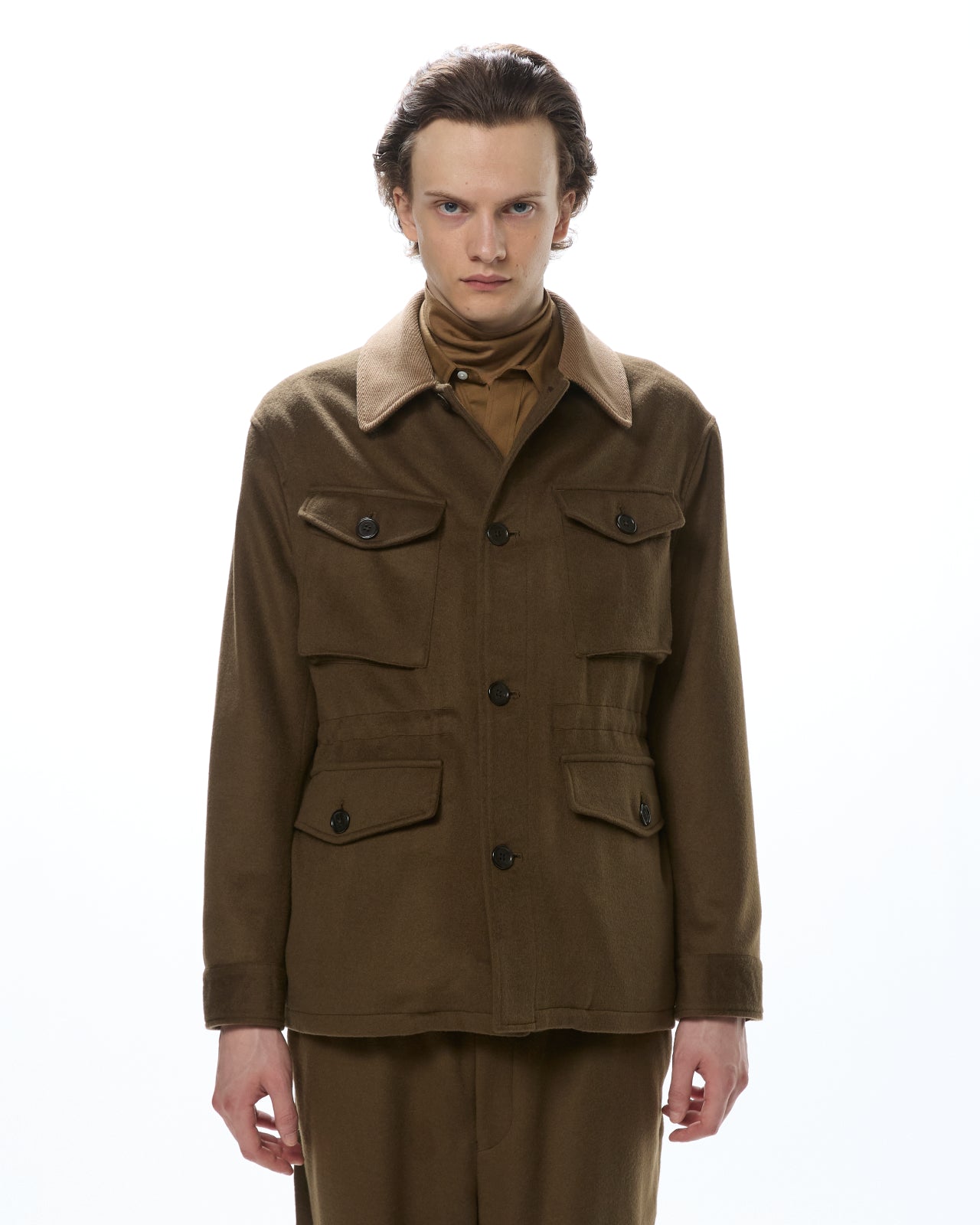 Cashmere Flannel / B.D.U. Jacket, Olive