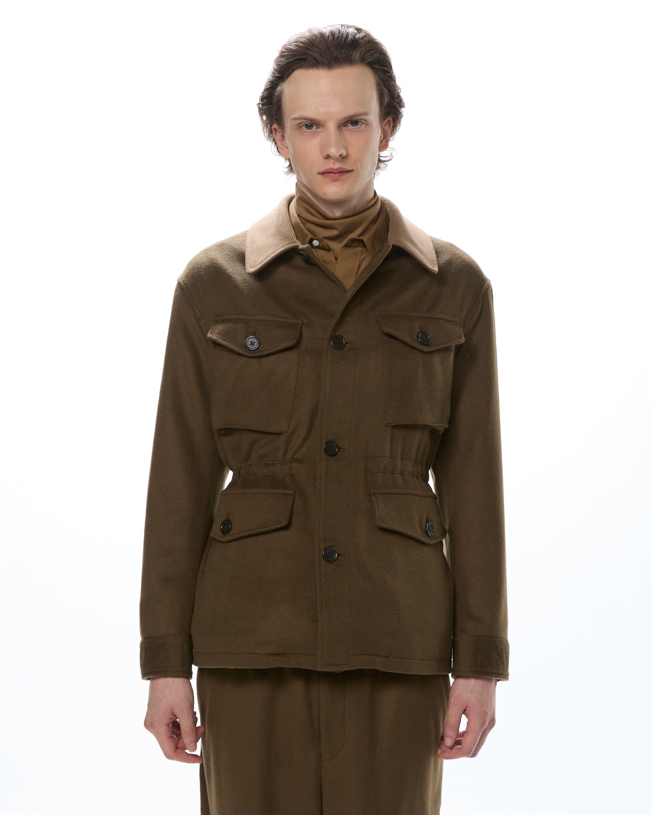 Cashmere Flannel / B.D.U. Jacket, Olive