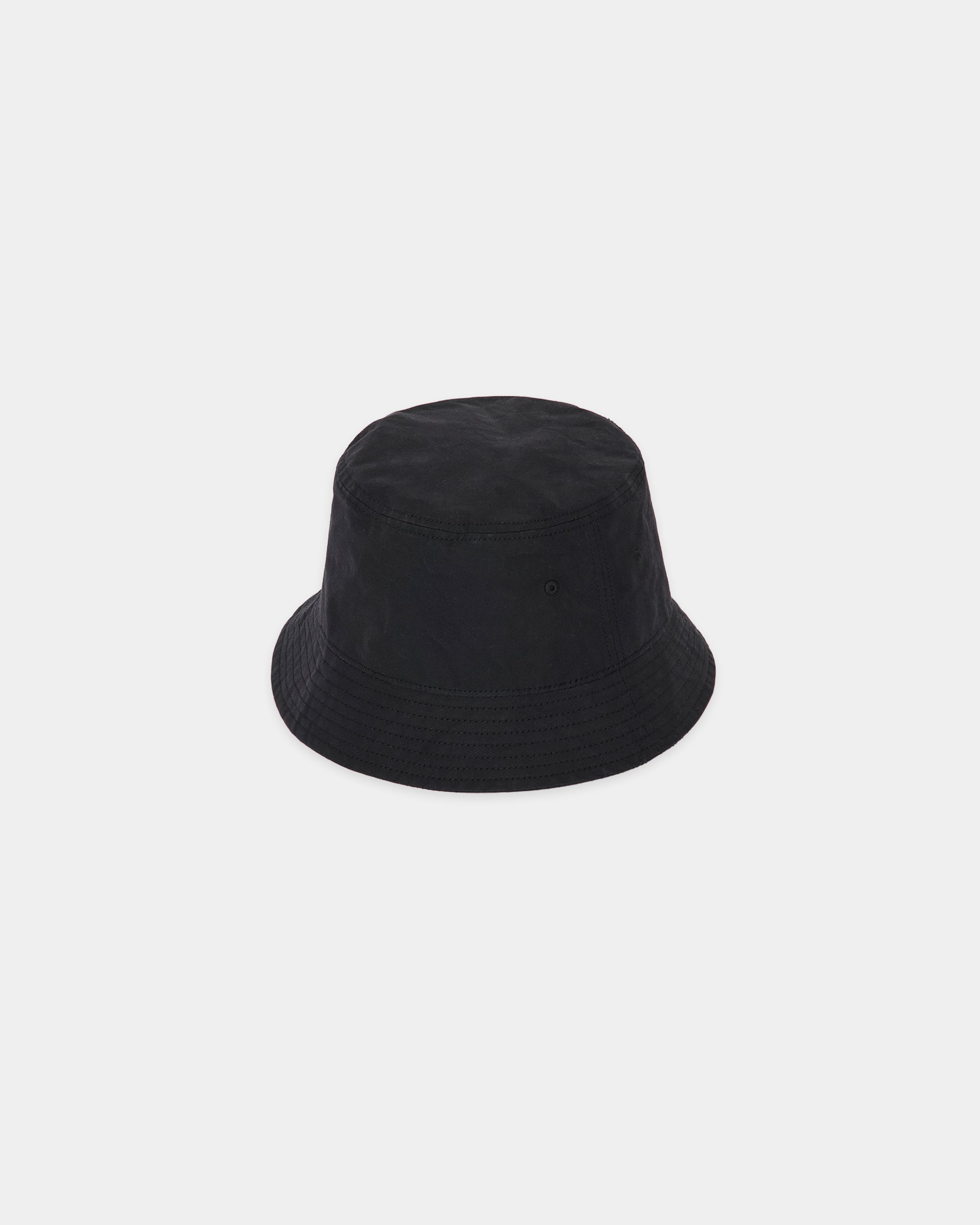 オーガニックコットン ヘビーオールウェザークロス / バケットハット, Black