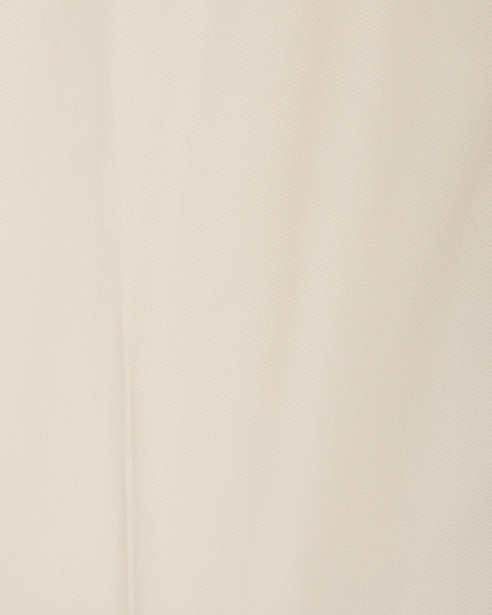 Organic Cotton Survival Cloth® / Flat Tapered Easy Trousers, Ivory