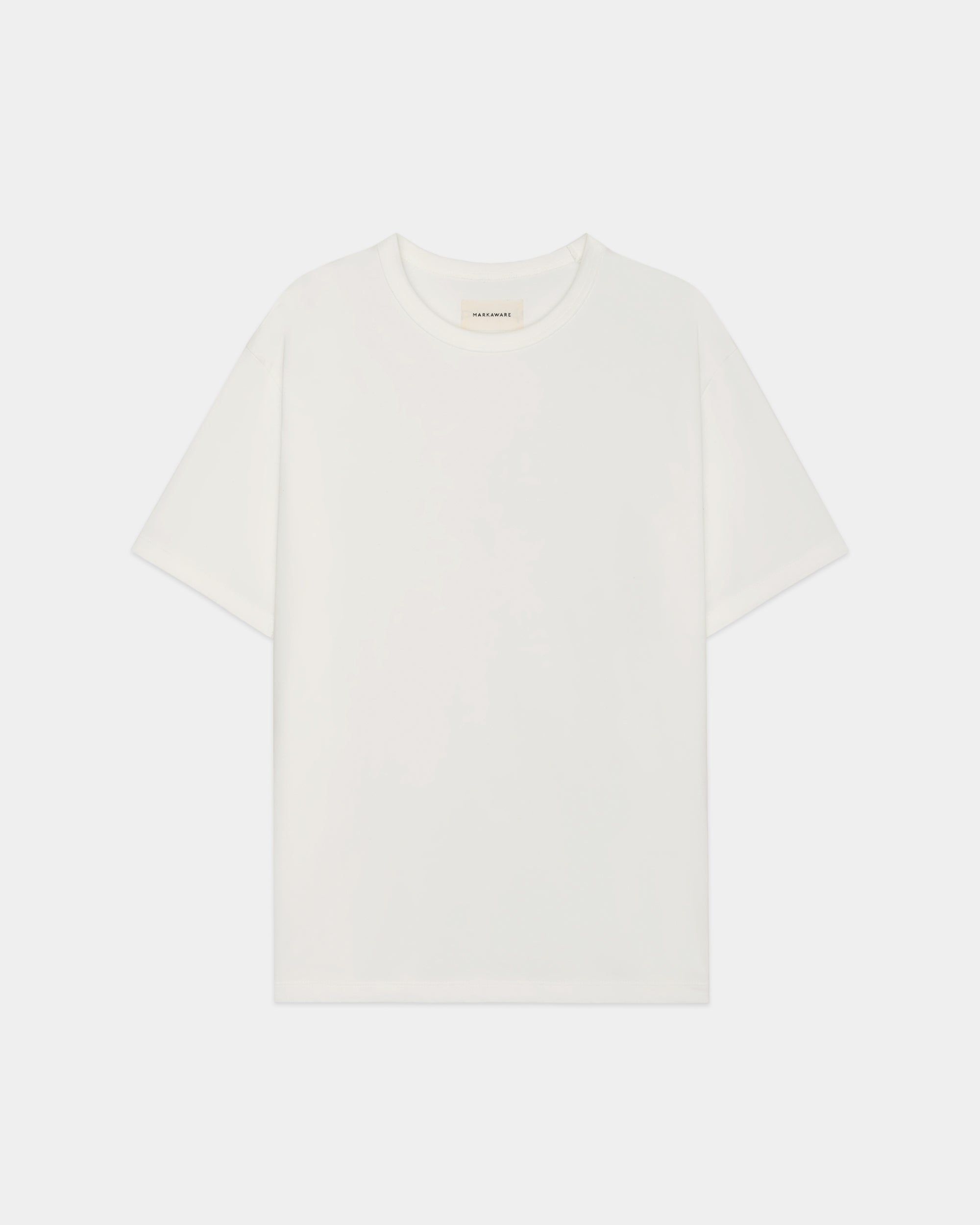 オーガニックGIZA 60/3天竺 サバイバルクロス® / リラックスフィットTee, White