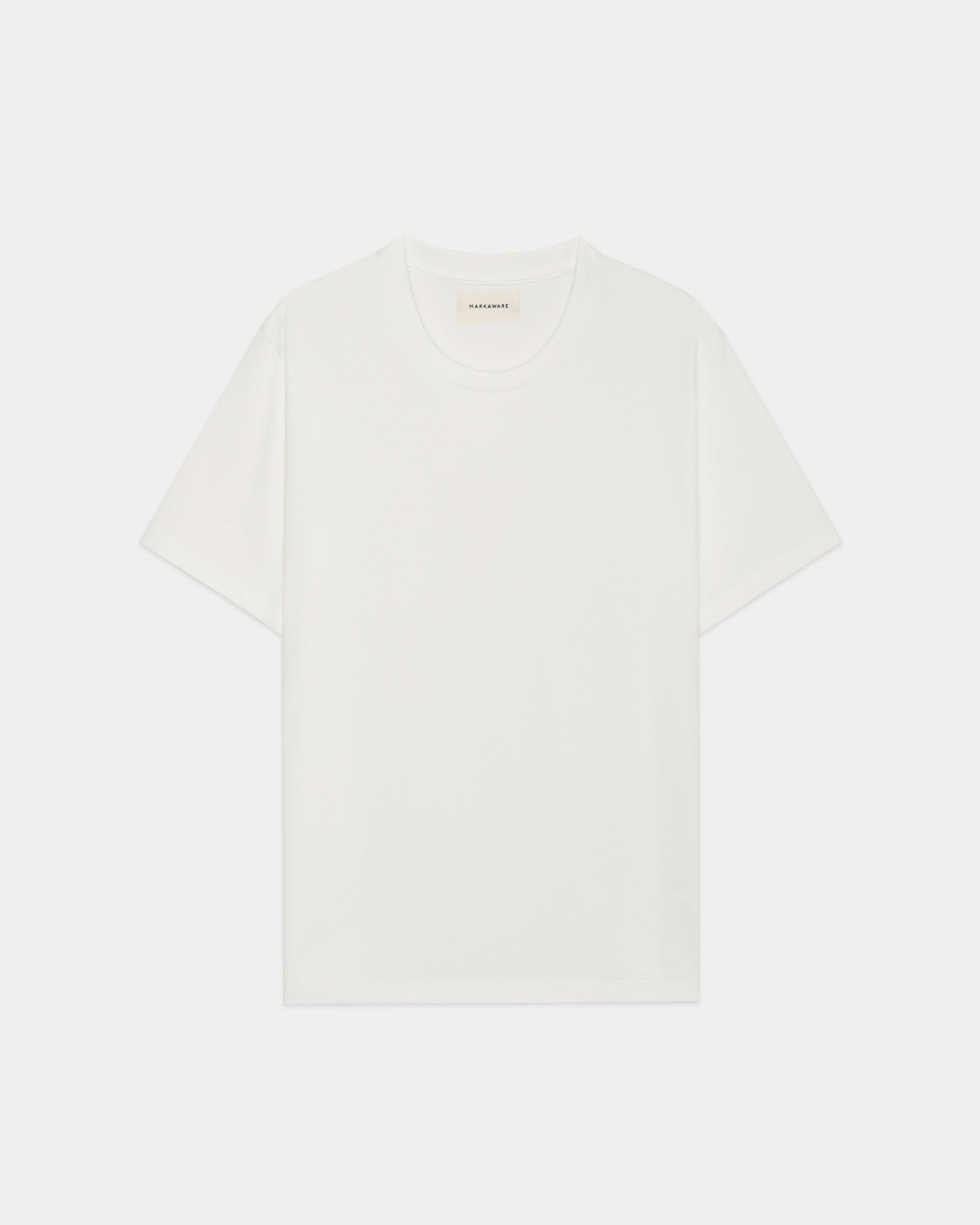 オーガニックGIZA 60/3天竺 サバイバルクロス® / レギュラーフィットTee, White