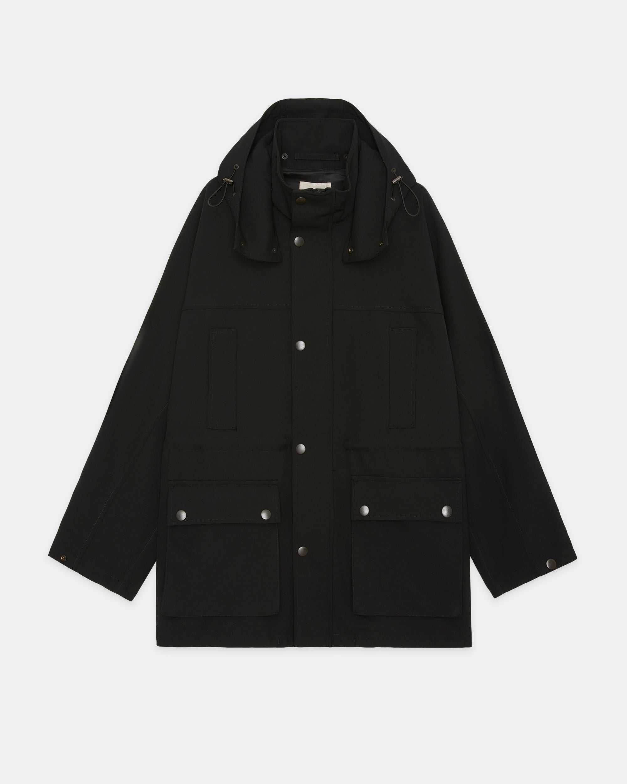 3/60 オーガニックウールサバイバルクロス® / マウンテンパーカ, Black
