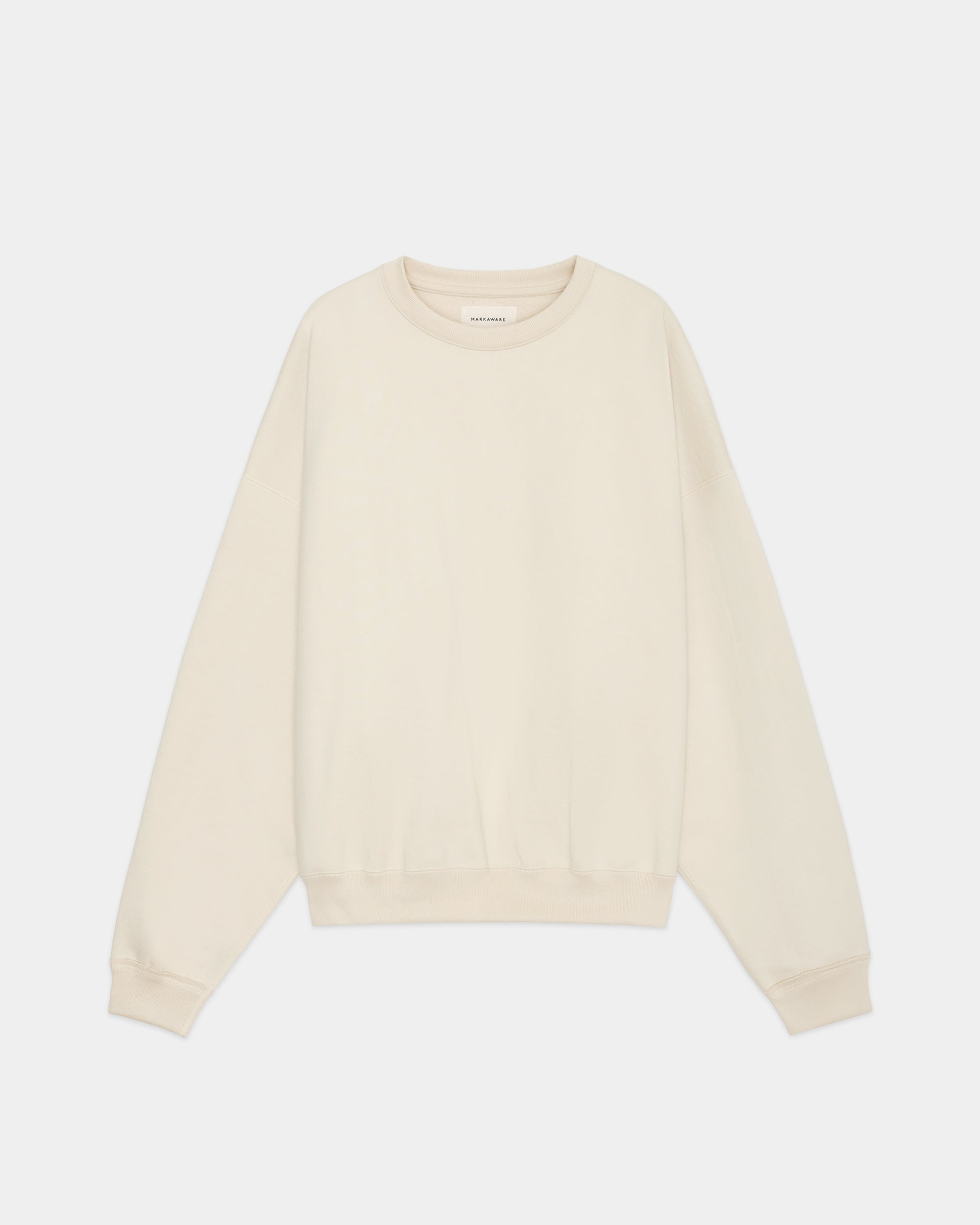 Organic Cotton Heavy Fleece / Huge Sweat Short, Ivory