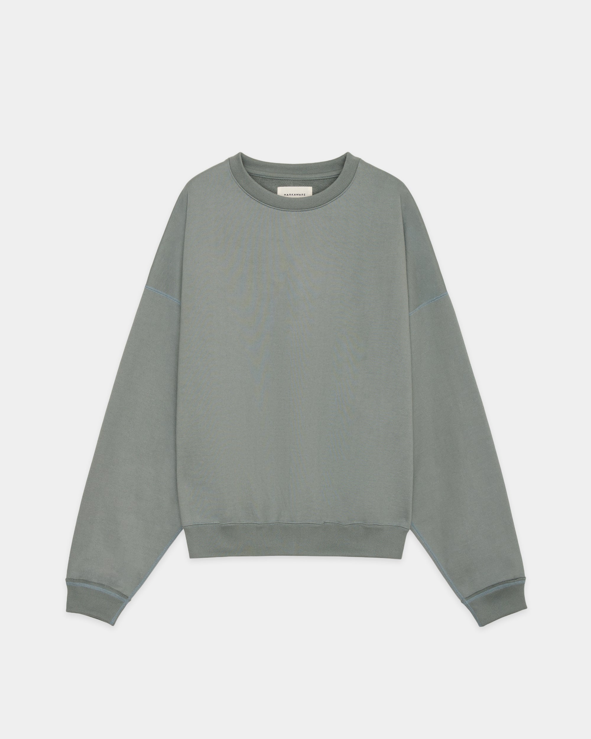 Organic Cotton Heavy Fleece / Huge Sweat Short, Sage Green
