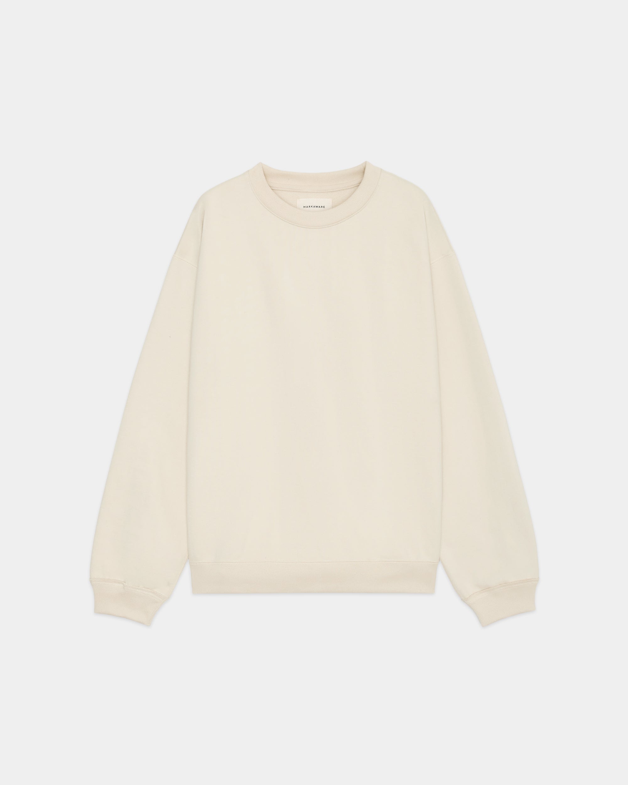 Organic Cotton Heavy Fleece / Comfort Sweat, Ivory