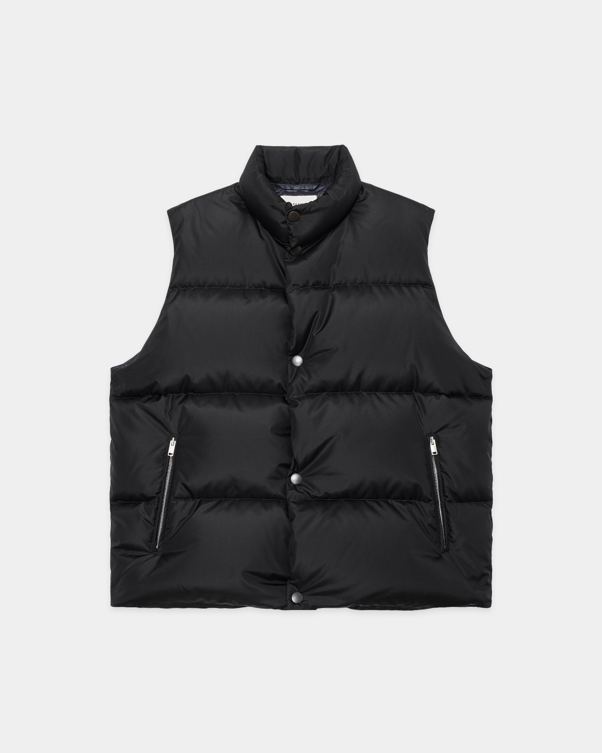 Bratac Silk Ripstop / Alpine Short Down Vest, Black