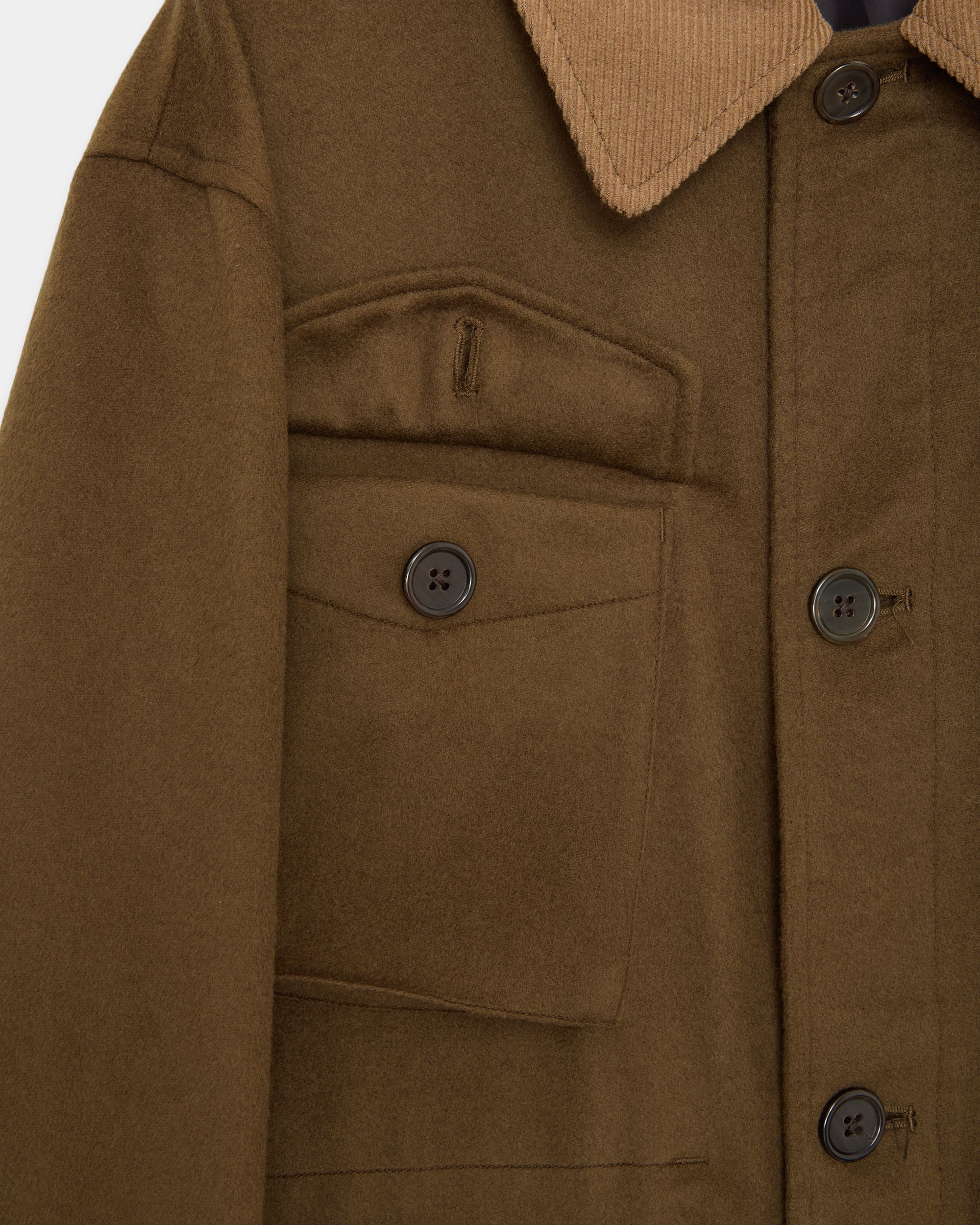 Cashmere Flannel / B.D.U. Jacket, Olive