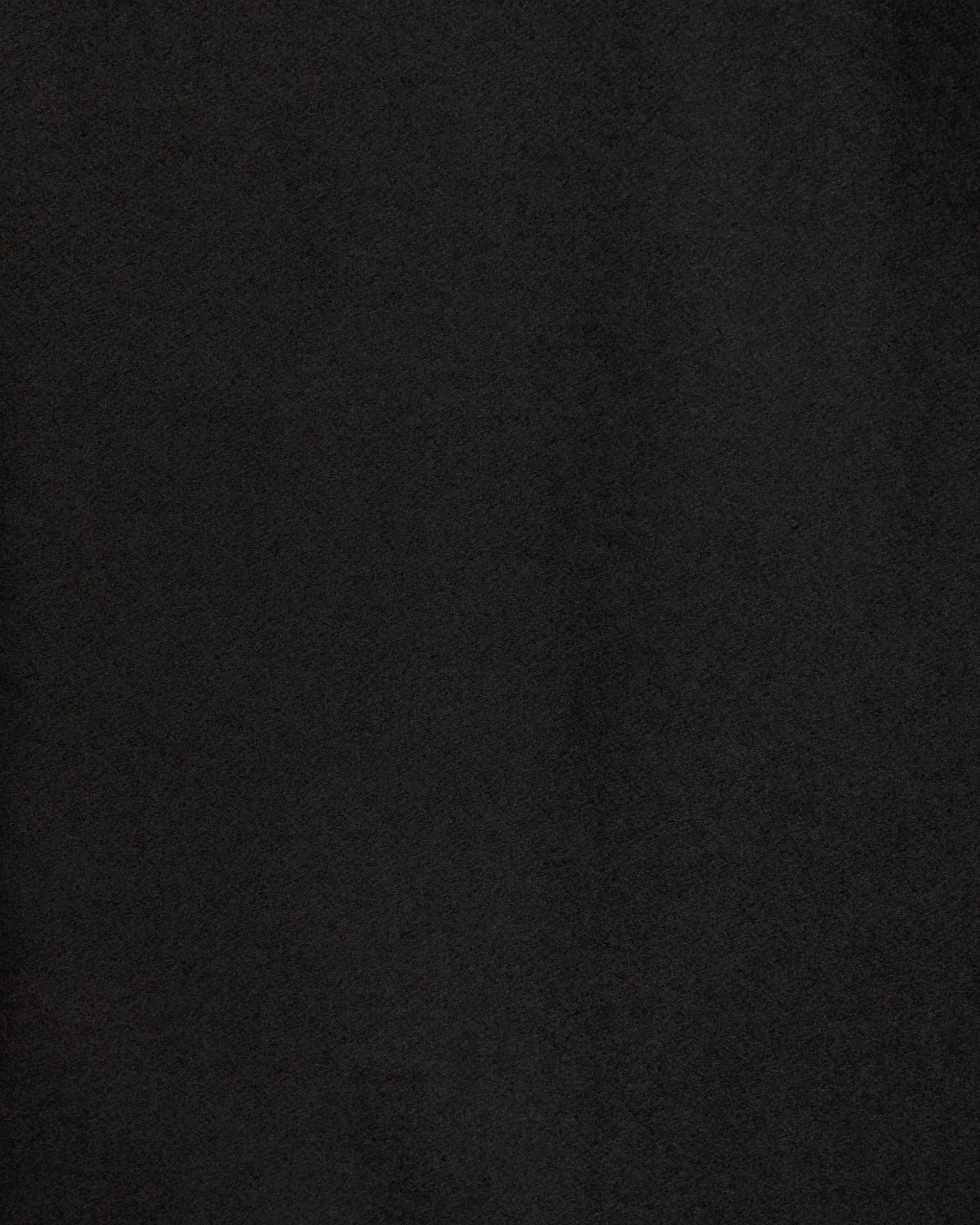 Cashmere Light Melton / Flying Man Jacket, Black