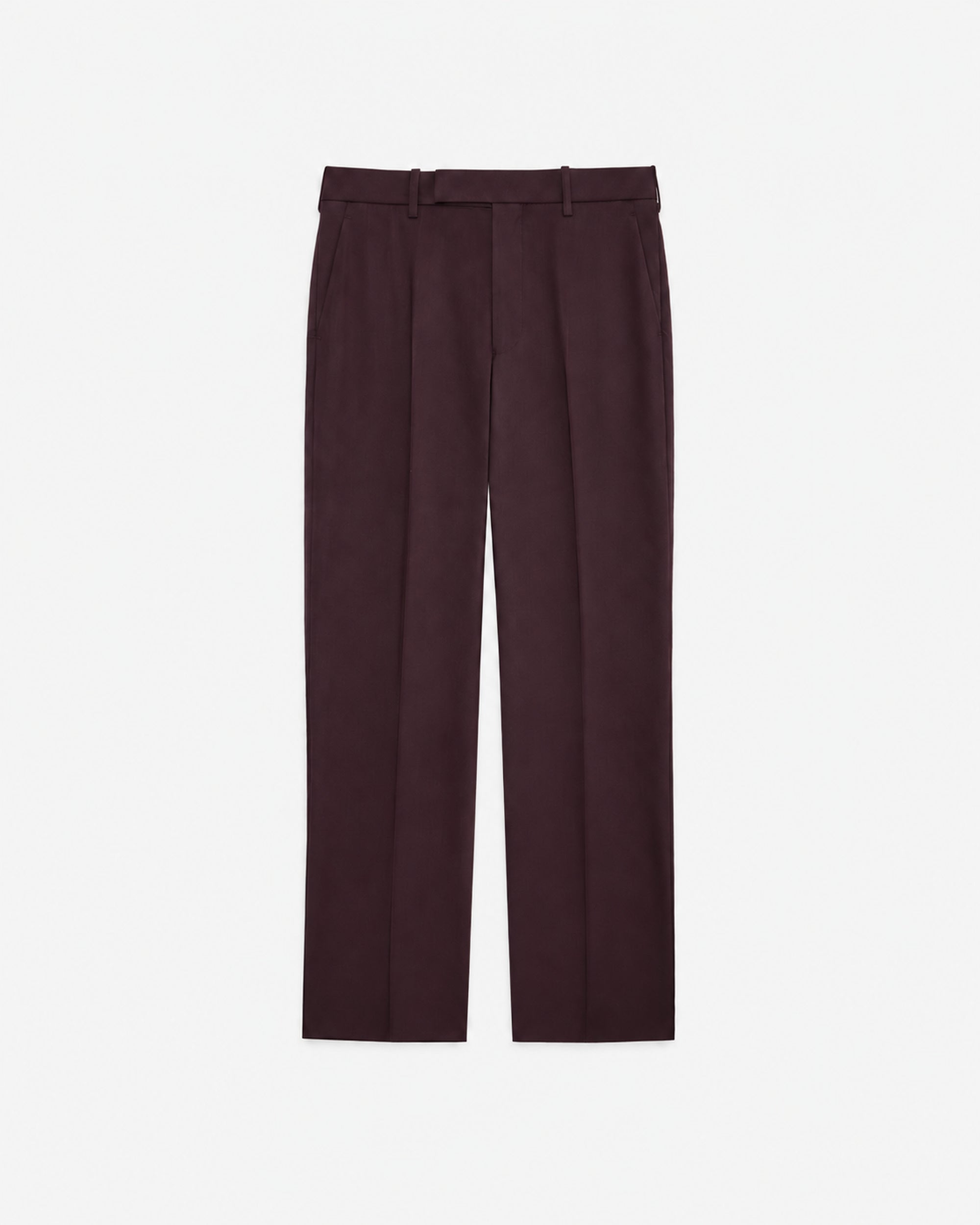 【PARKING Exclusive】2/2/96 Wool Flannel / Slim Straight Trousers, Dark Purple