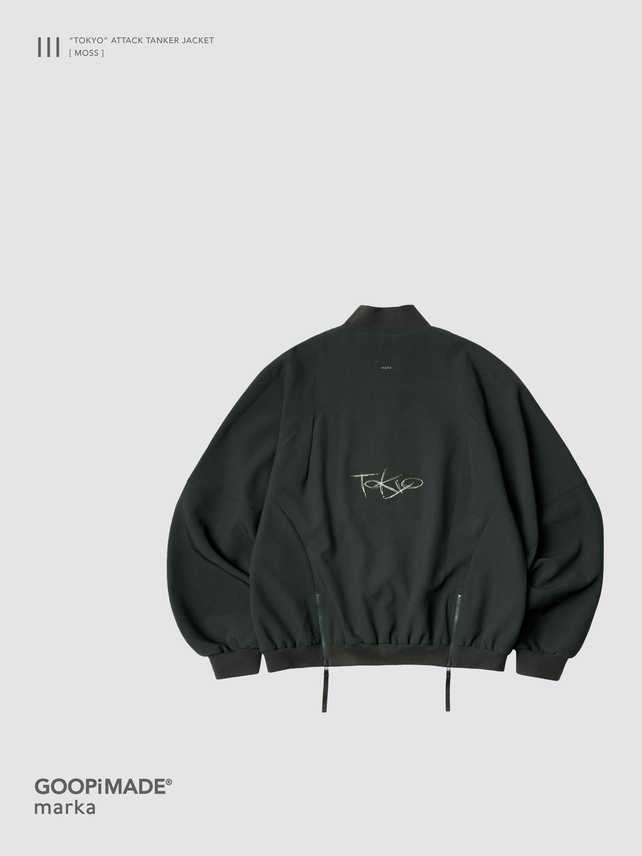 【GOOPiMADE x marka】 III / “TOKYO” Attack Tanker Jacket, Moss