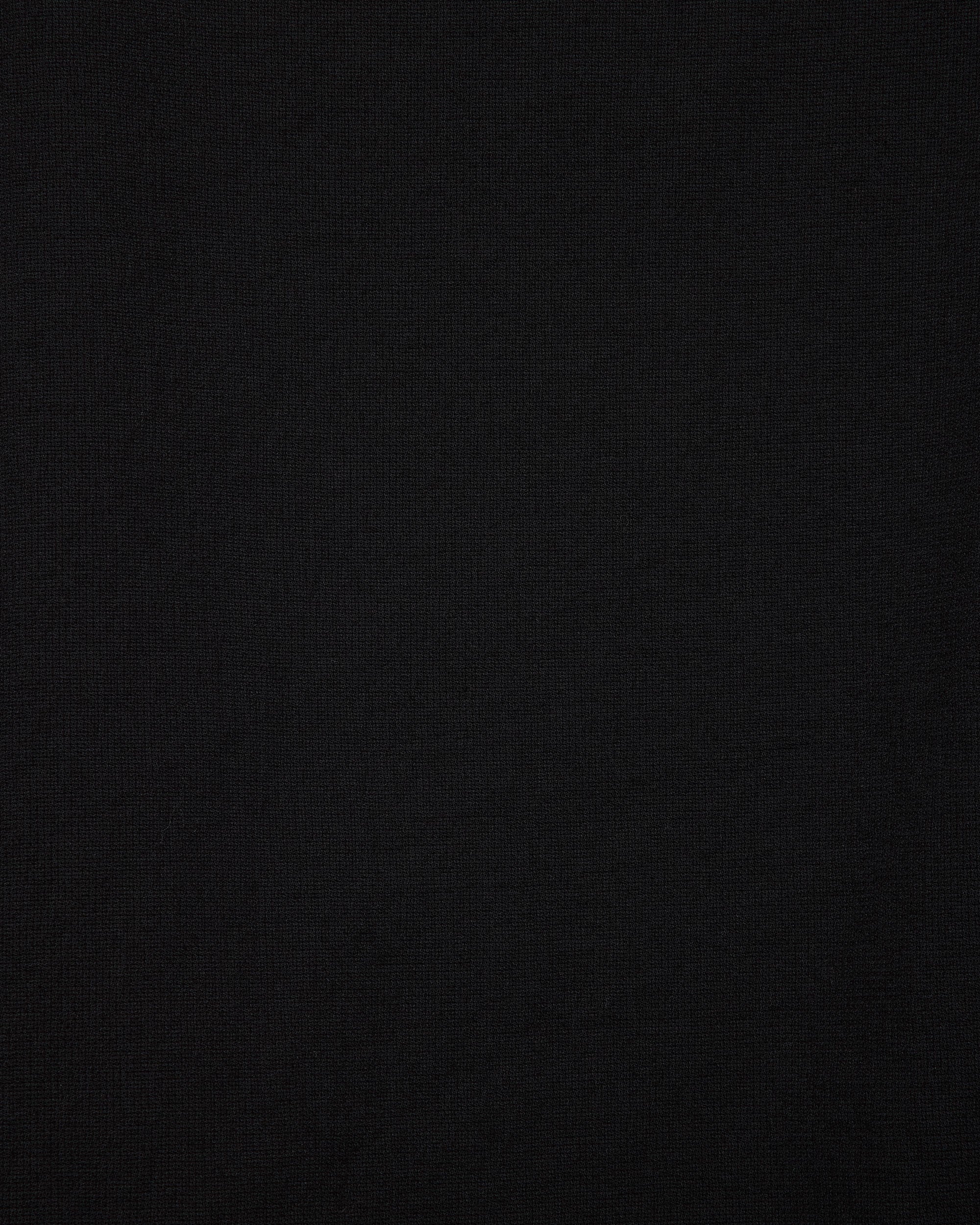 オーガニックコットン強撚ドビークロス / ニータックパンツ, Black