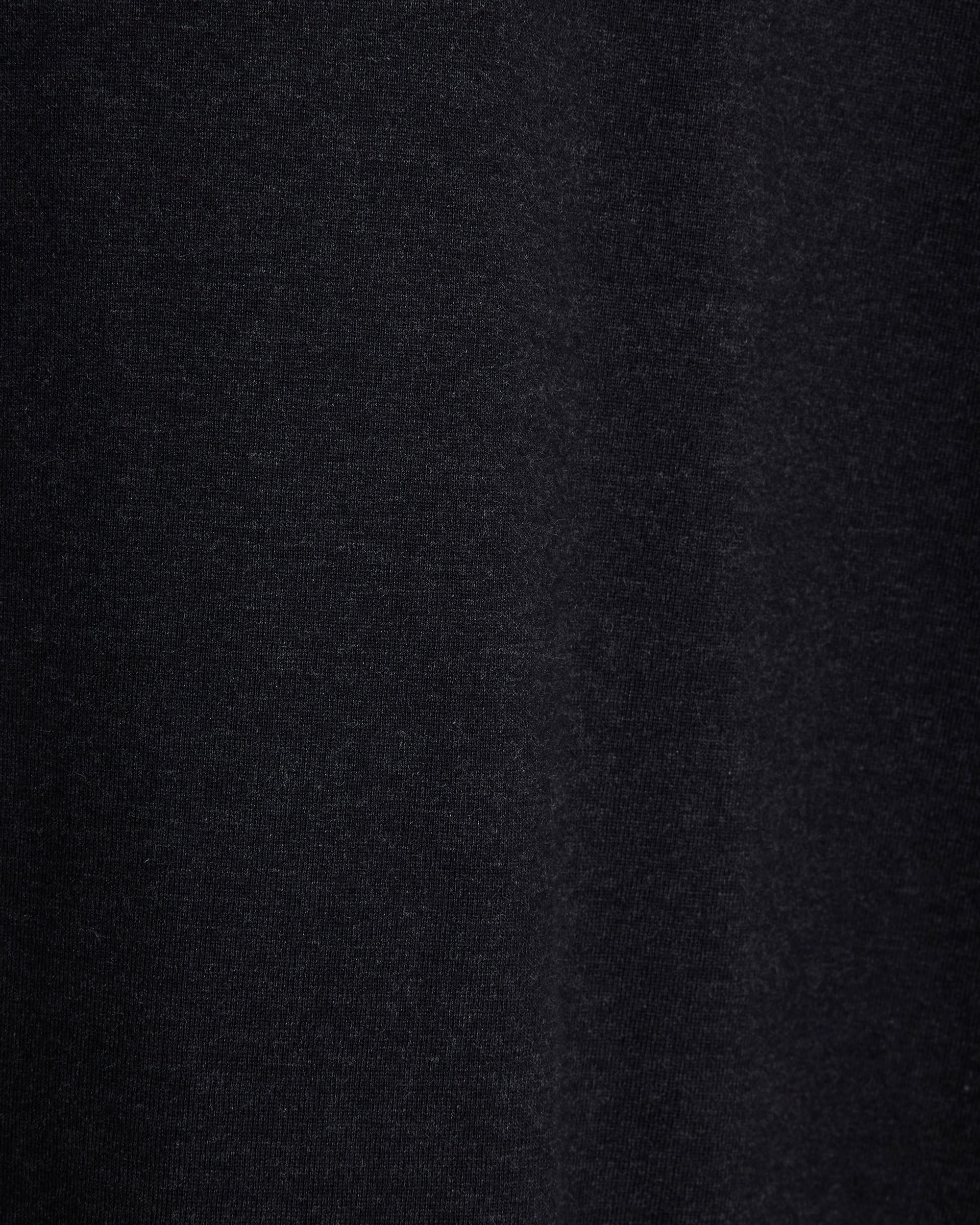 オーガニックコットン40/2天竺 / クルーネックS/S Tee, Heather Black