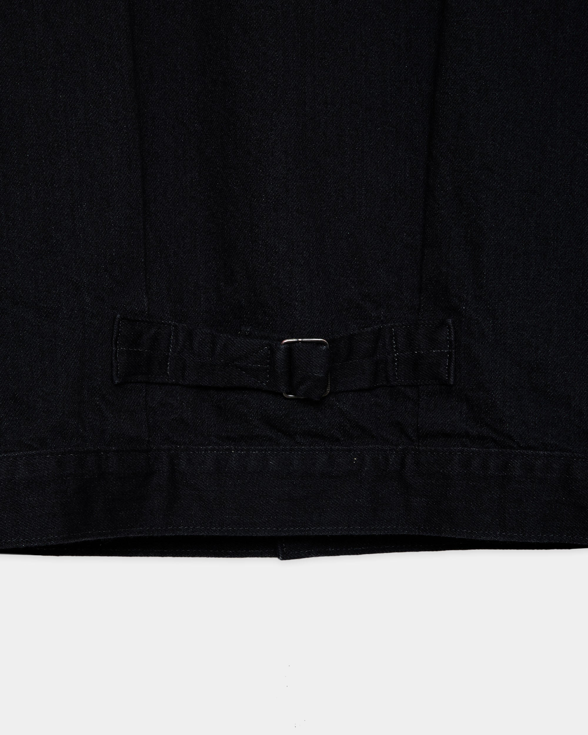 Organic Cotton 13.5oz Selvedge Denim / Type-1 Denim Jacket, Black O.W