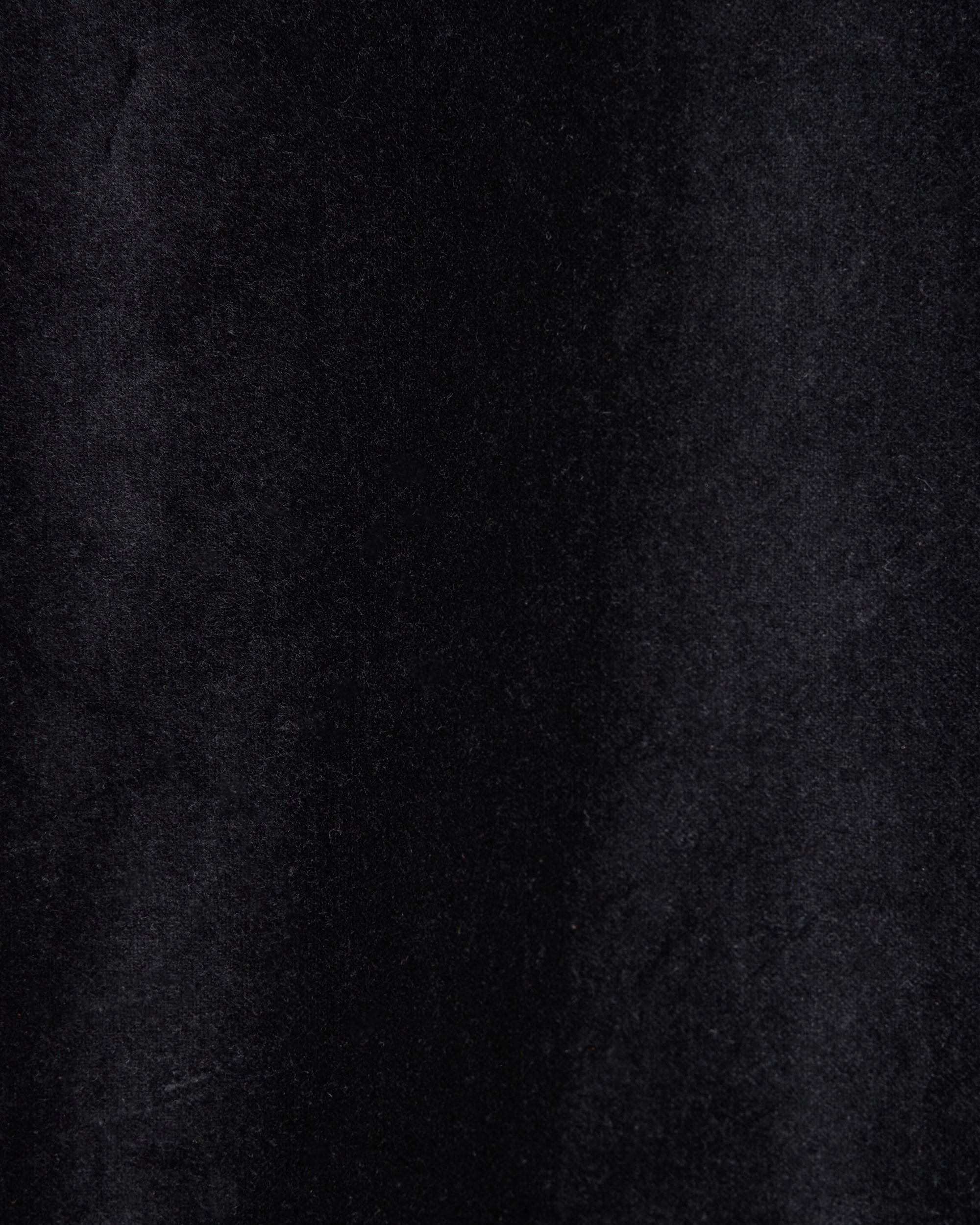 Organic Cotton Velvet / Cowboy Jacket, Black