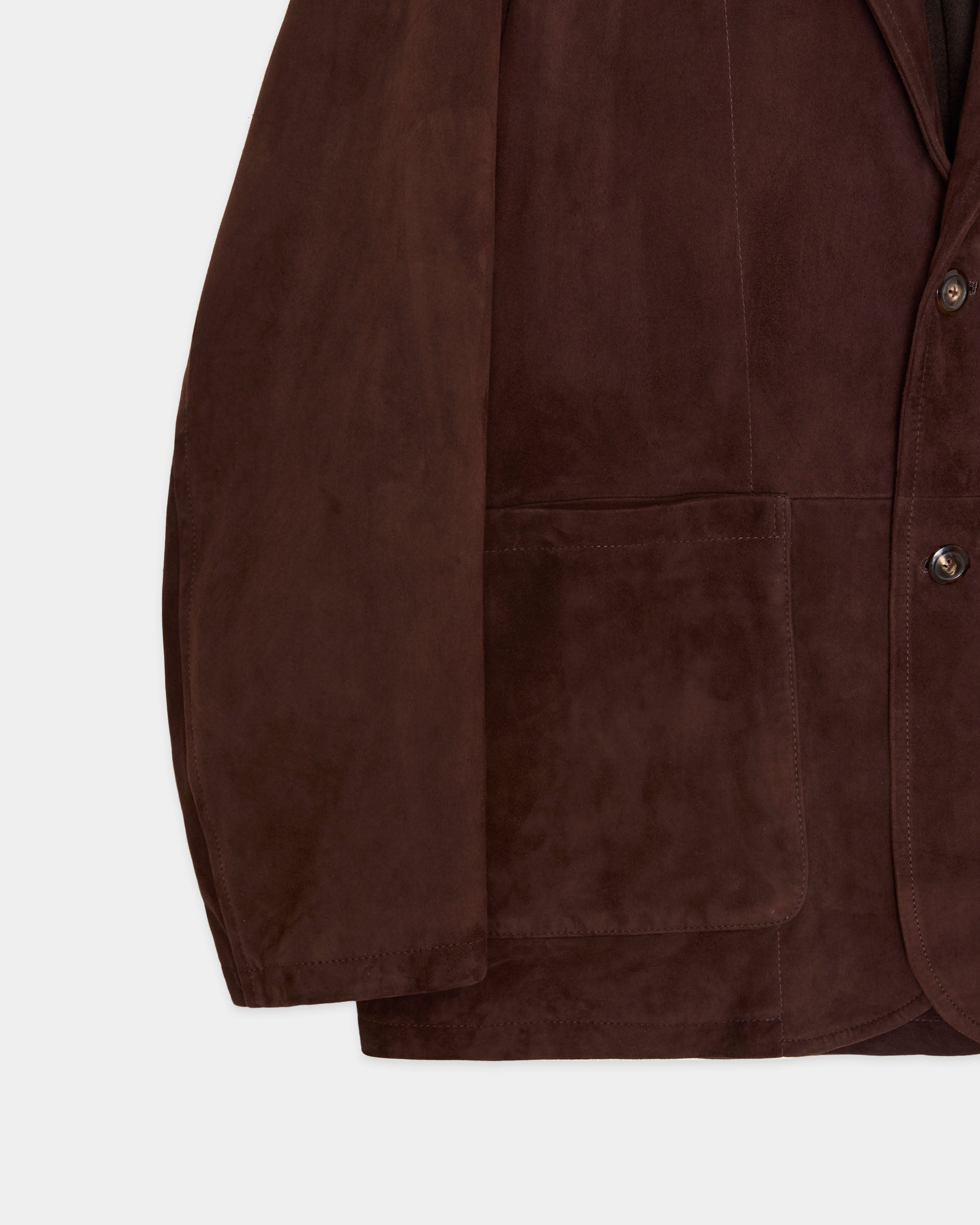 【PARKING Exclusive】Goat Suede / Stroll Around Jacket, Brown