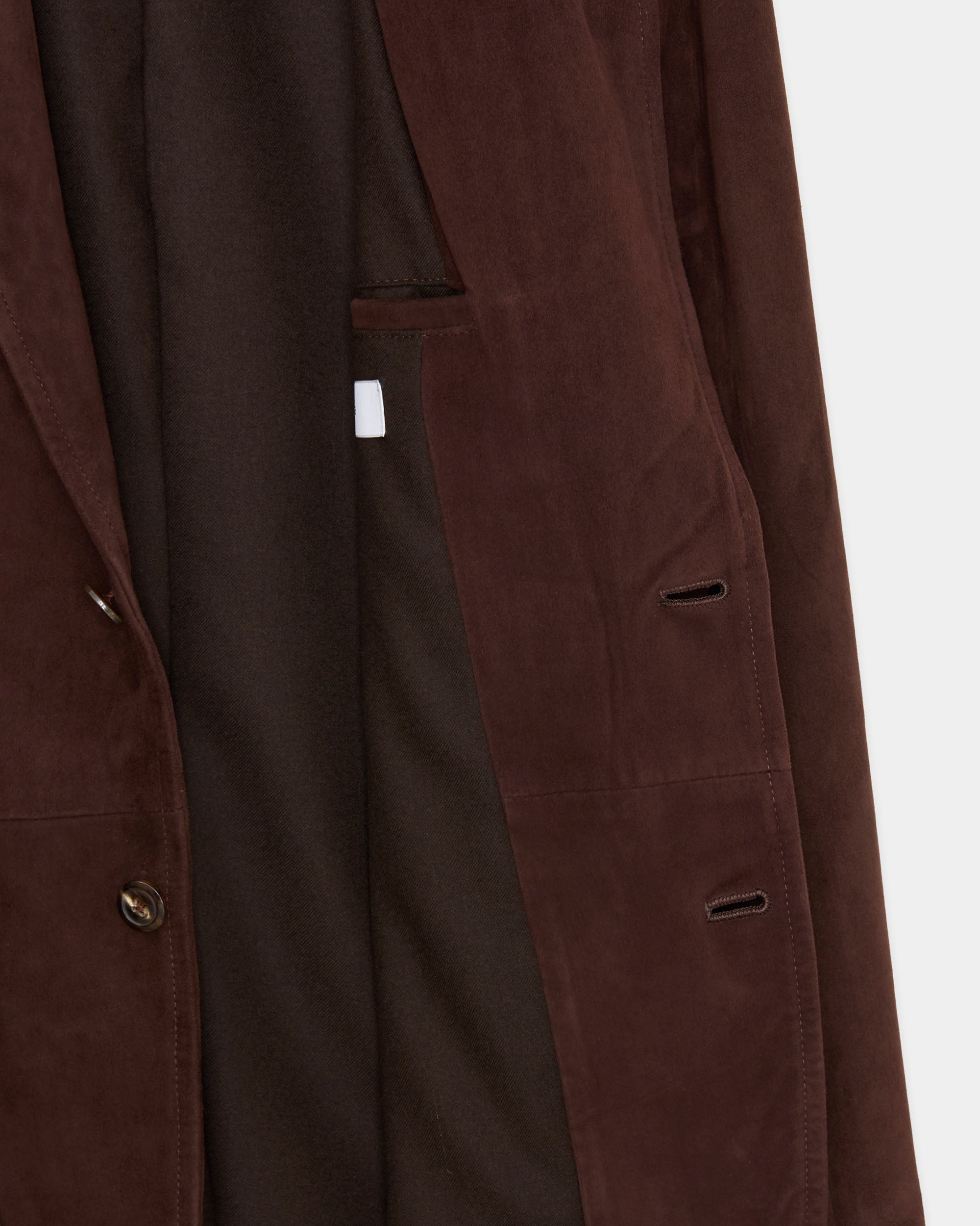 【PARKING Exclusive】Goat Suede / Stroll Around Jacket, Brown